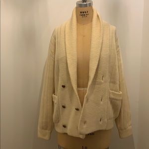 Valentino Uomo Vintage Cream Wool Sweater S